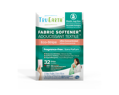 Tru Earth Fabric Softener Ultra Concentrated Eco-Strips - Fragrance Free - 32s