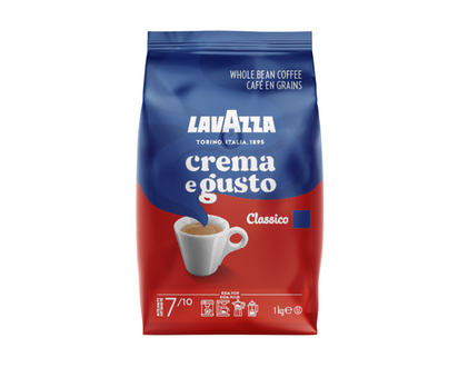 Lavazza Crema e Gusto - Whole Bean Coffee - 1kg