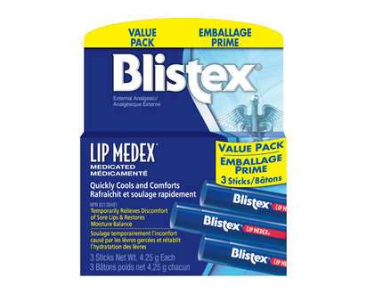 BLISTEX LIP MEDEX VALUE PACK