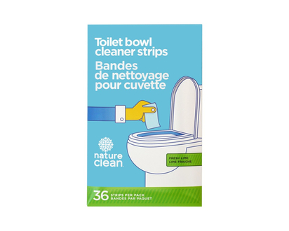 Nature Clean Toilet Bowl Cleaner Strips - Fresh Lime - 36's