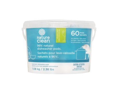 Nature Clean Automatic Dishwasher Pods - 60's