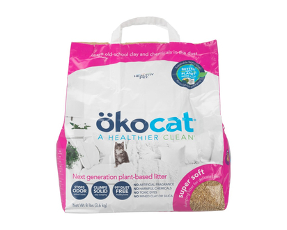 Okocat Clumping Wood Cat Litter Box - 8lb
