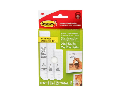 Command Mounting Adhesive Set - 32 pieces