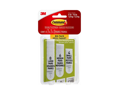 Command Mounting Adhesive Set - 34 pieces