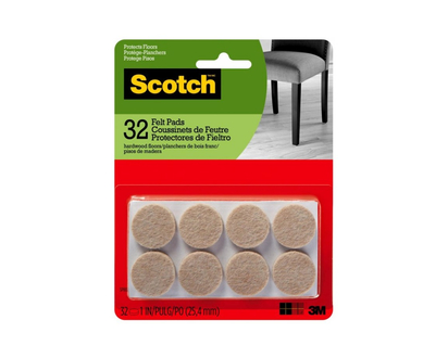 Scotch Felt Pads - Beige - 32's