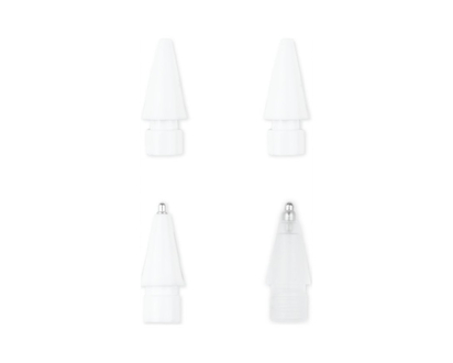 LOGiiX Replacement Tips for Apple Pencil 1st Generation, 2nd Generation - White - 4 piece