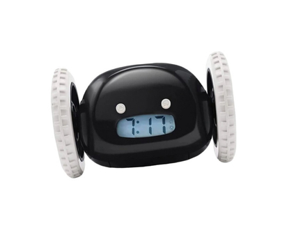 Emrge Run-a-way Alarm Clock - Black