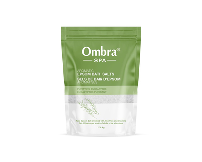 Ombra SPA Aromatic Epsom Bath Salts - Purifying Eucalyptus - 1.36kg