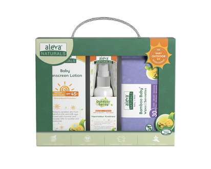 Aleva Naturals Baby Outdoor Essential Kit Gift Set - 3 piece