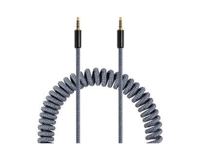 LOGiiX Piston Connect Coil Audio Cable - Grey - 1.8m