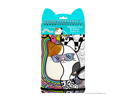 Squishmallows 'Mallow Out & Color Sketch Set