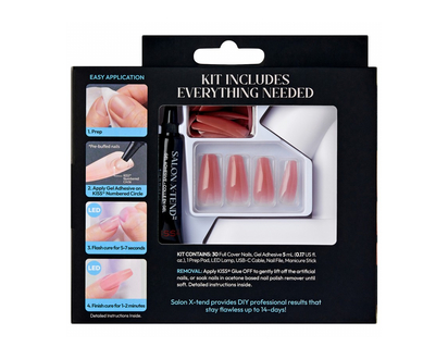 Kiss Salon X-Tend Flexible LED Soft Gel System Starter Kit