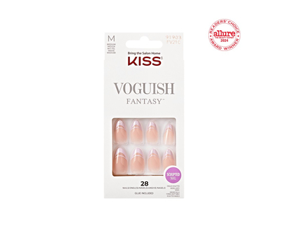 Kiss Voguish Fantasy Nails On Point - Medium - Rainy Night - 28s