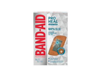 BAND-AID Pro Heal Adhesive Bandages - Large - 5's