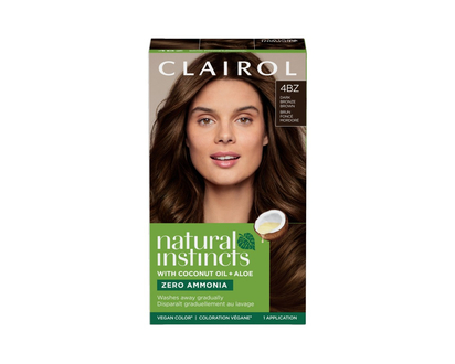 Clairol Natural Instincts Semi-Permanent Hair Color - Dark Bronze Brown (4BZ)