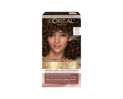 L'Oreal Paris Excellence Creme Universal Nudes Permanent Hair Color - Natural Dark Brown (4N)