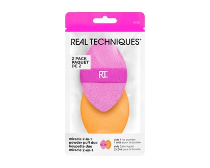 Real Techniques Miracle 2-in-1 Powder Puff - 2's