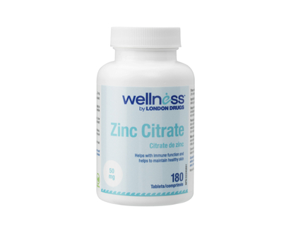 Wellness Zinc Citrate - 50 mg - 180's