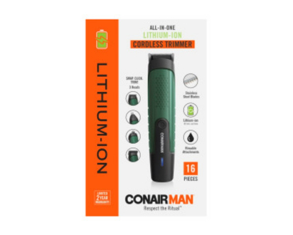 Conairman Lithium Trimmer - 16pce