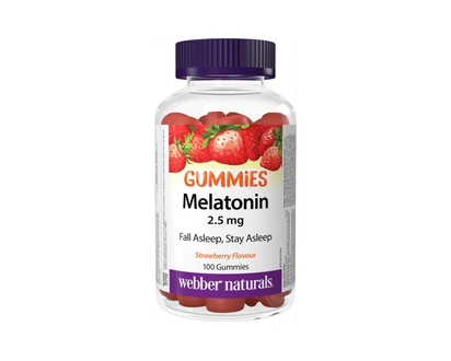 Webber Naturals Melatonin Gummies - 2.5 mg - 100's
