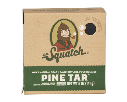 Dr.Squatch Mens Natural Soap - Pine Tar - 141g