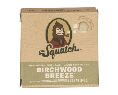 Dr.Squatch Mens Natural Soap - Birchwood Breeze - 141g