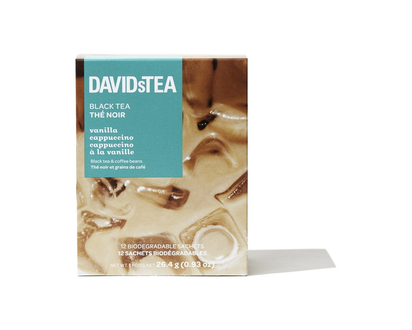DAVIDsTEA Black Tea - Vanilla Cappuccino - 12's