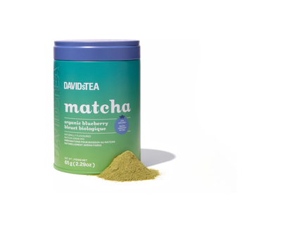 DAVIDsTEA Matcha Powder - Organic Blueberry - 65g