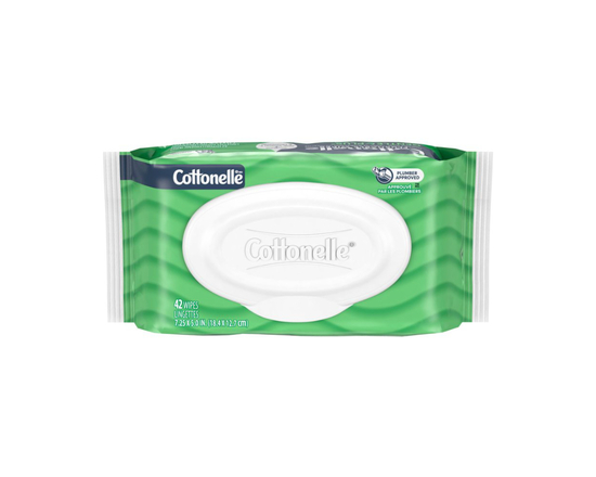 Cottonelle GentlePlus Cleaning Wipes - 42's