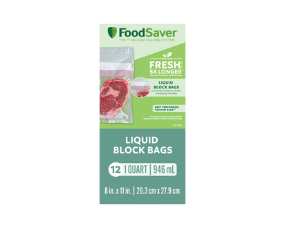 FoodSaver Bags for Vacuum Sealer - 12 pack