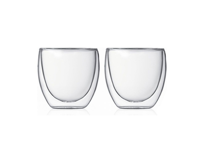 BODUM Pavina Glasses - 80ml - 2 pack