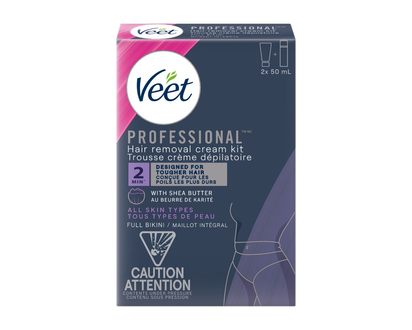 Veet Professional Bikini Kit - 2x50ml