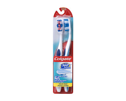 Colgate 360° Toothbrush - Twin Pack
