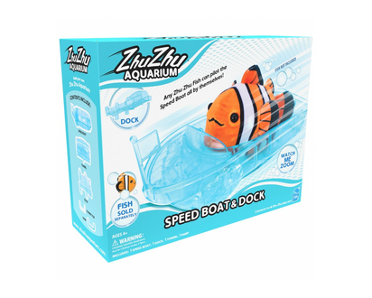 ZhuZhu Aquarium Fish Toy - Speed Boat & Dock