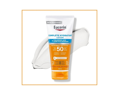 Eucerin Complete Hydration Lightweight Sunscreen Lotion - SPF 50 - 150ml