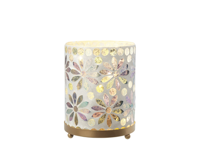 Collection by London Drugs Battery Operated Mosaic Lamp - Indigo