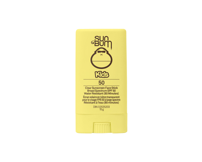 Sun Bum Kids Clear Sunscreen Face Stick - SPF50 - 15g