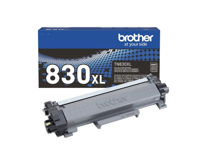 Brother High Yield Toner Cartridge - Black - TN830XL