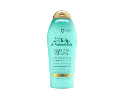 OGX Hydration + Body Scrub & Wash - Sea Kelp & Hyaluronic Acid - 577ml