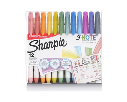 Sharpie S-Note Creative Marker Set - Assorted - 12 piece