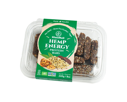 Glutenull Hemp Fruit & Nut Energy Protein Bars - 240g