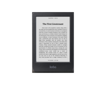 Kobo Clara Black &amp; White Screen eBook Reader - Black - N365-KU-BK-K-EP