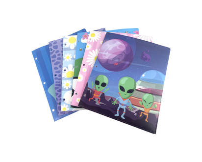 Firstline Poly Portfolio Paper Holders - Assorted