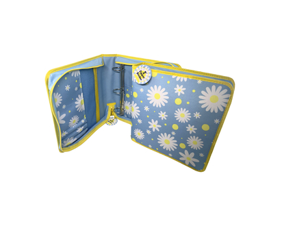 Firstline Daisy Zip Binder - Assorted