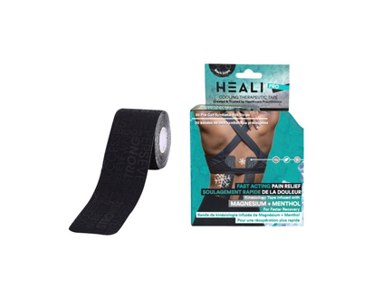 Heali Pro Kinesiology Tape - Black - 20s