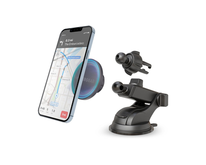Hypergear Mag Grip Car Holder Kit for Cellular Phone with MagSafe - Black