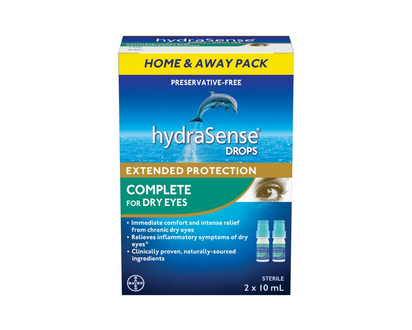HydraSense Complete Eye Drops - 2 x 10ml