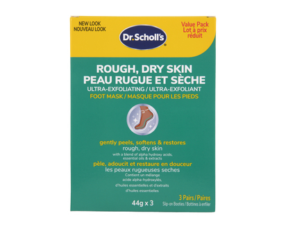 Dr. Scholl's Ultra Exfoliating Foot Mask - 3 pairs