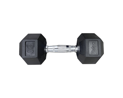 E360 Hexagonal Dumbbell - Black - 20lb