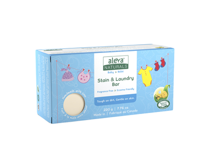Aleva Naturals Baby Stain & Laundry Bar - 220g